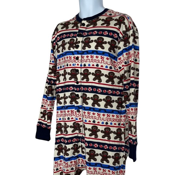 Lazy One Flap Jack Sweet Cheeks Gingerbread Holiday Pajamas Womens XL Peppermint - Picture 4 of 10